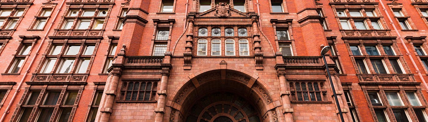 Front view of Sackville Street Building's main entrance