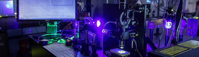 A laser experiment at the Photon Science Institute