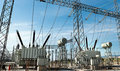 High voltage substation