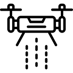 Unmanned aerial vehicles icon