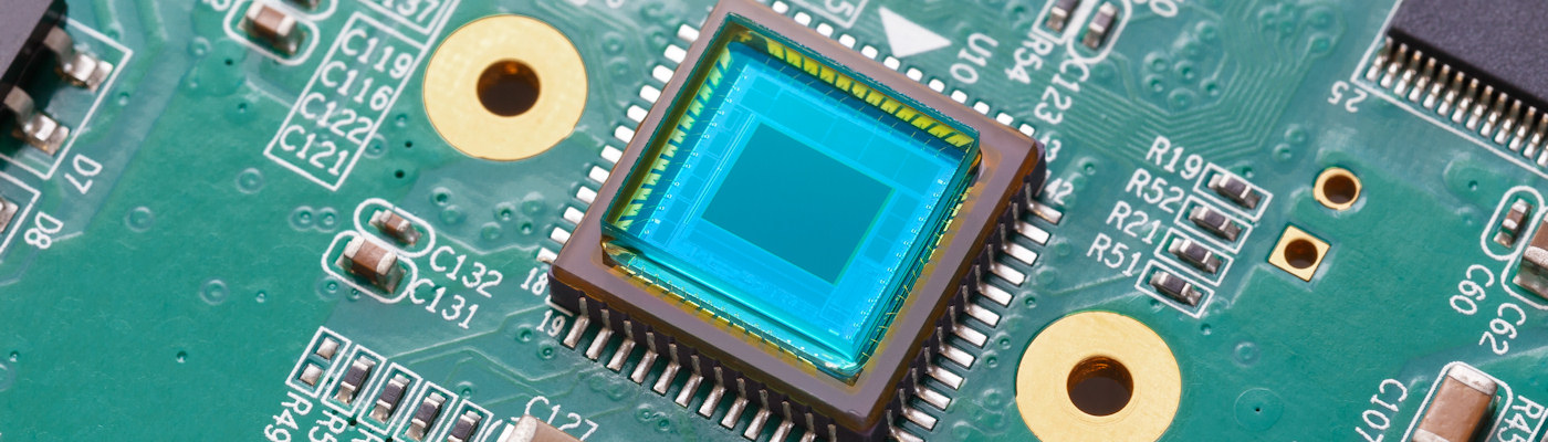 Photosensitive sensor on printed circuit board